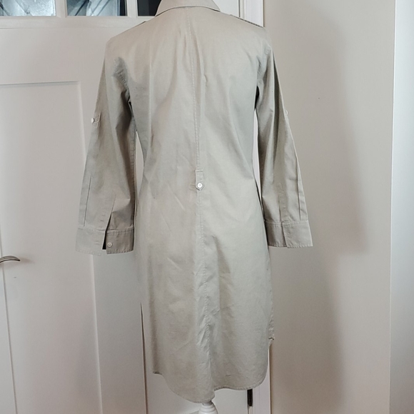 Theory Tan Shirtdress 6 - Picture 4 of 5